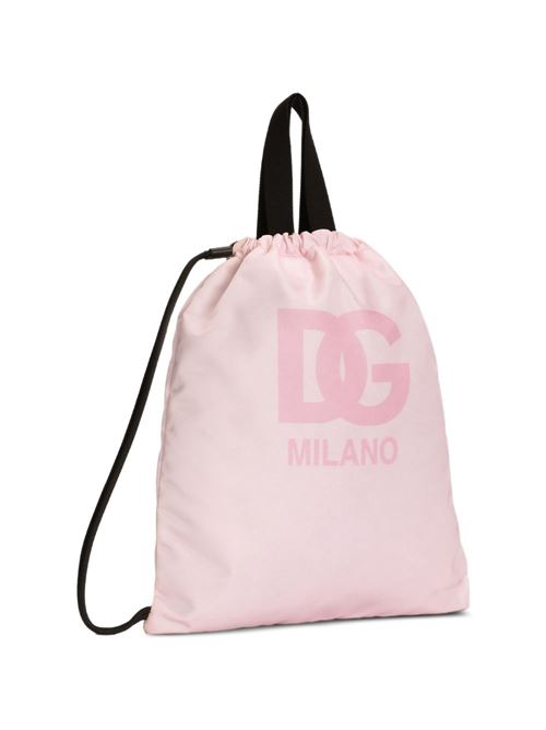 Zaino unisex bambino Dolce e Gabbana Kids in nylon con logo stampato Dolce & Gabbana Kids | EM0150AZ589HF5ZL